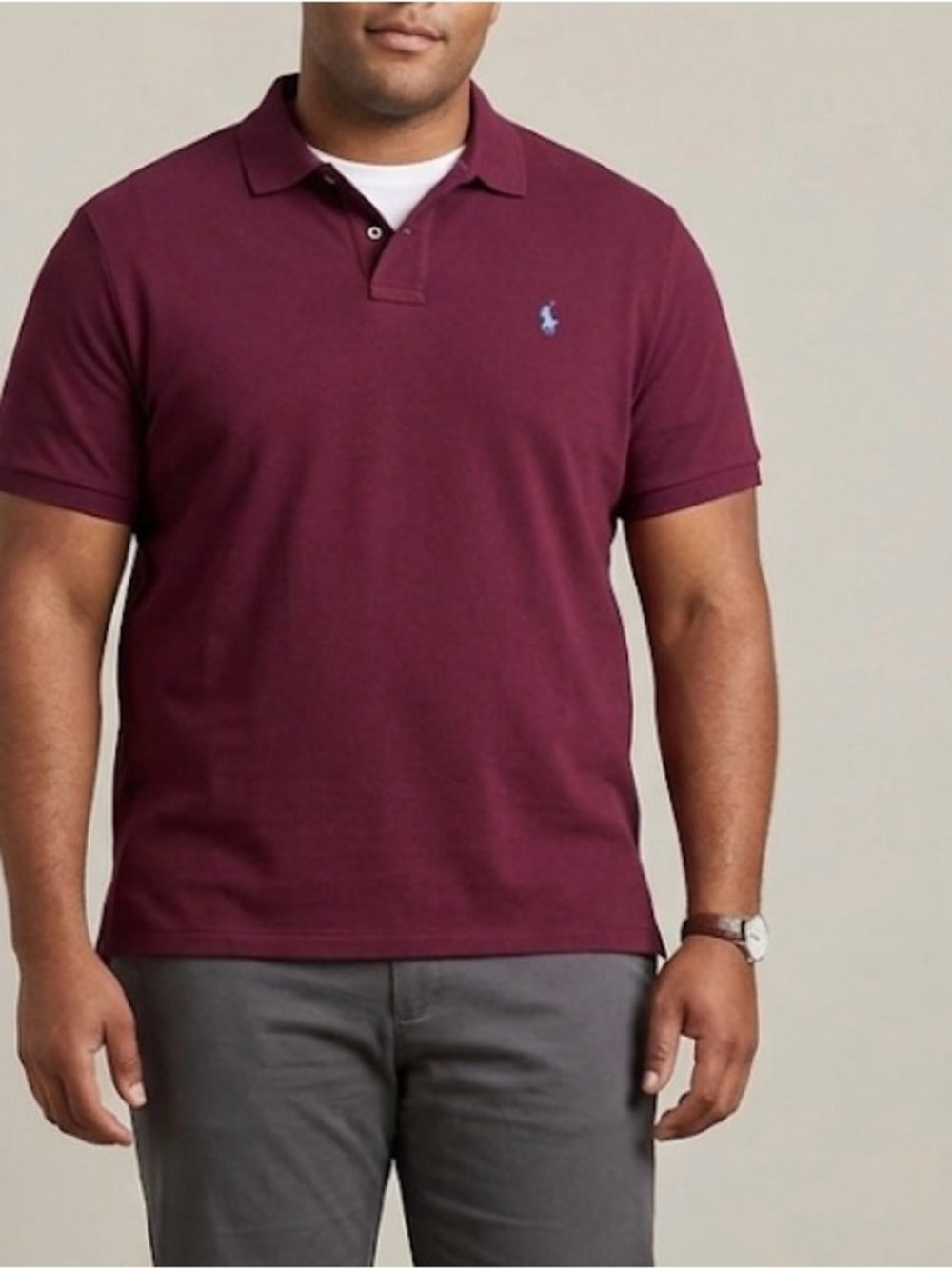Ralph Lauren Deep Red Polo Shirt